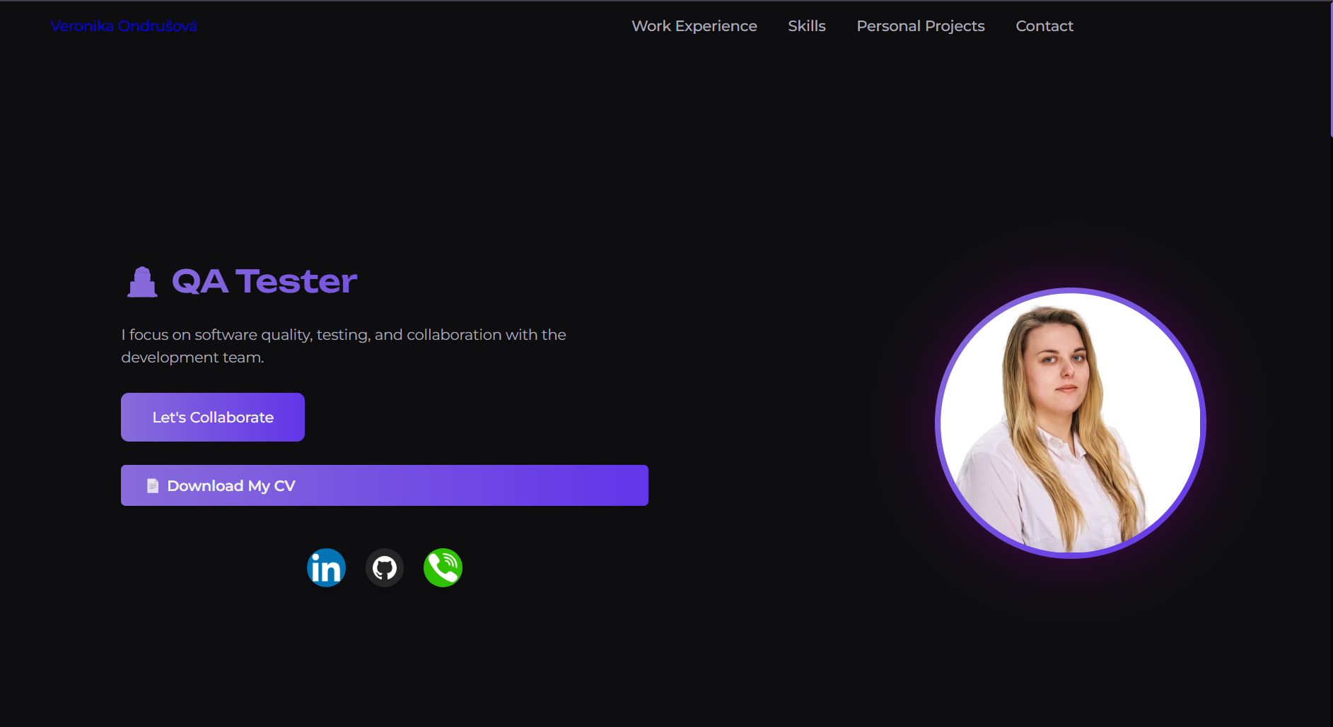 Portfolio website logo